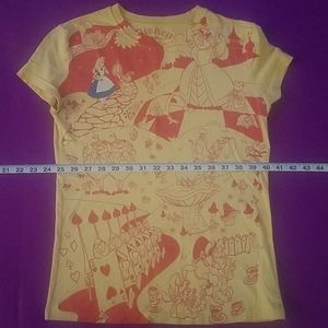 Disney Couture Alice in Wonderland shirt